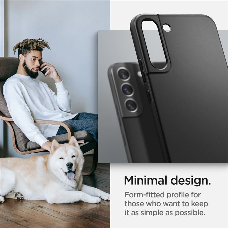 Spigen Thin Fit, black - Samsung Galaxy S22 Spigen Thin Fit, black - Samsung Galaxy S22