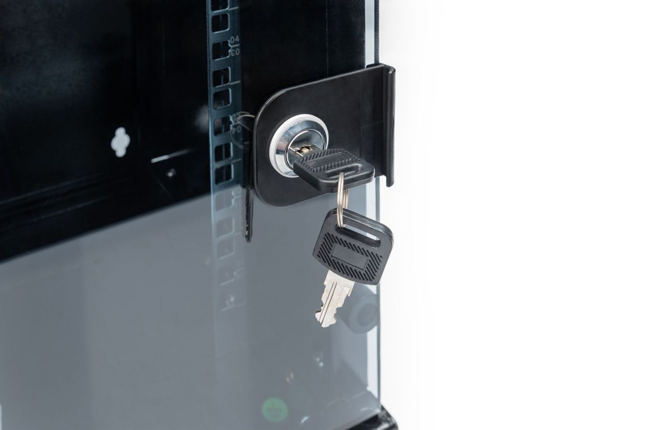 Digitus DN-10-06U-B Falra szerelhető Rackszekrény Black Digitus DN-10-06U-B Falra szerelhető Rackszekrény Black