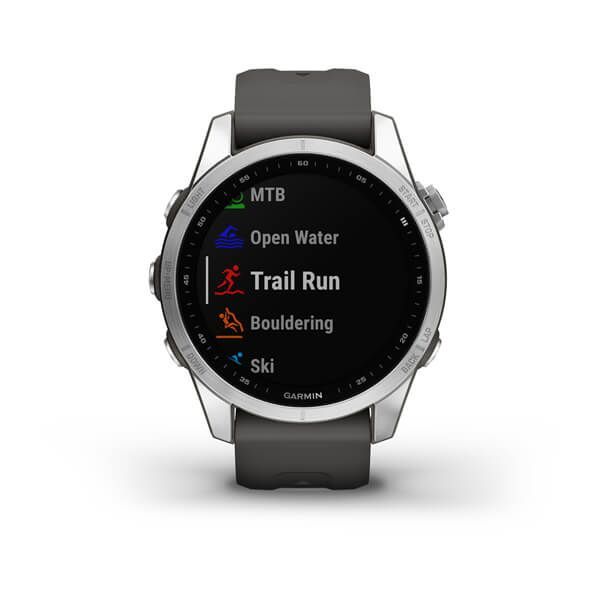 Garmin fenix 7S Silver with Graphite Band Garmin fenix 7S Silver with Graphite Band