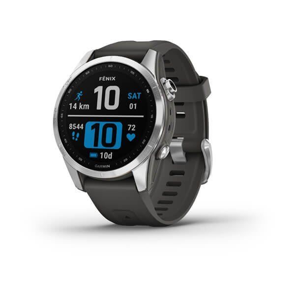 Garmin fenix 7S Silver with Graphite Band Garmin fenix 7S Silver with Graphite Band