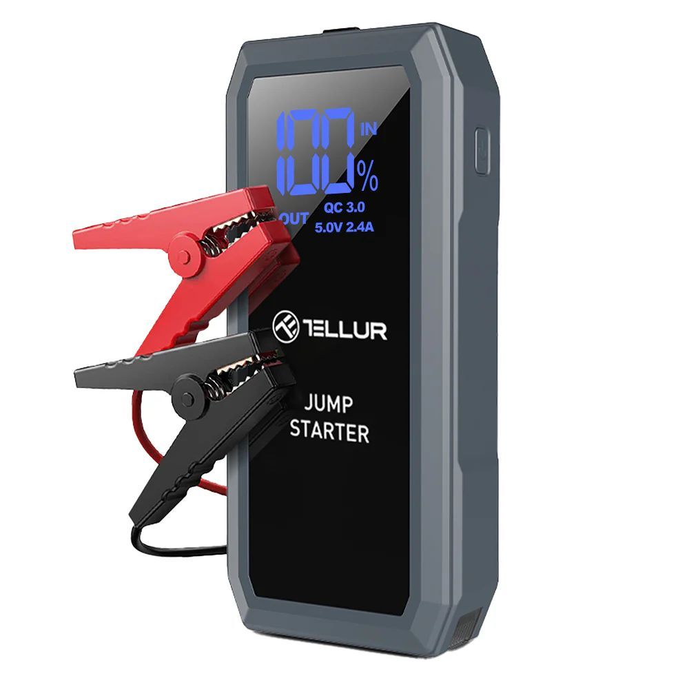 Tellur Portable Car Jump Starter 16800mAh Powerbank Black Tellur Portable Car Jump Starter 16800mAh Powerbank Black