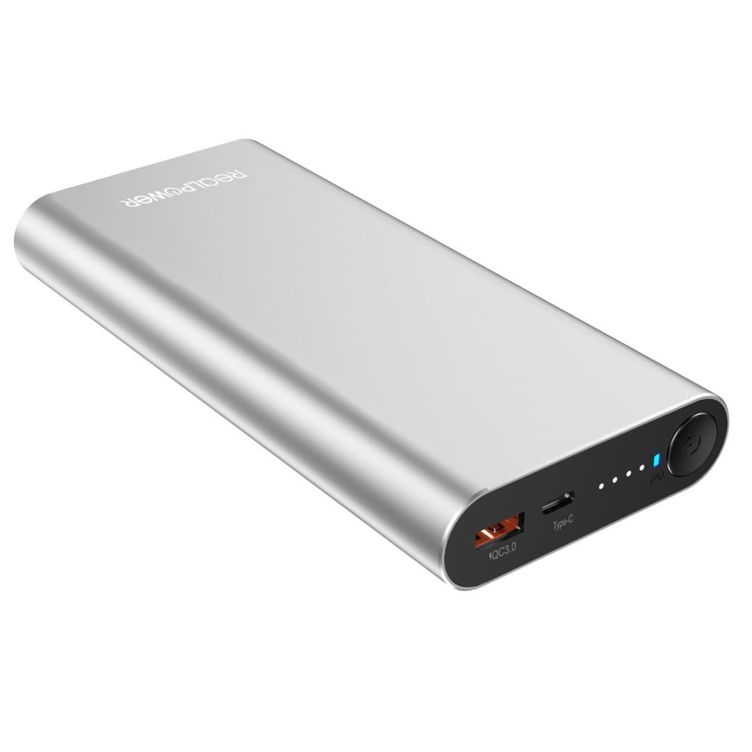 Realpower PB-20000PD Pro 20000mAh PowerBank Silver Realpower PB-20000PD Pro 20000mAh PowerBank Silver