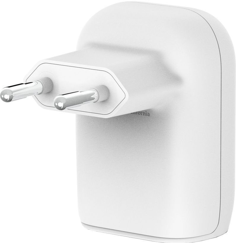 Belkin BoostCharge Dual Wall Charger with PPS 37W White Belkin BoostCharge Dual Wall Charger with PPS 37W White