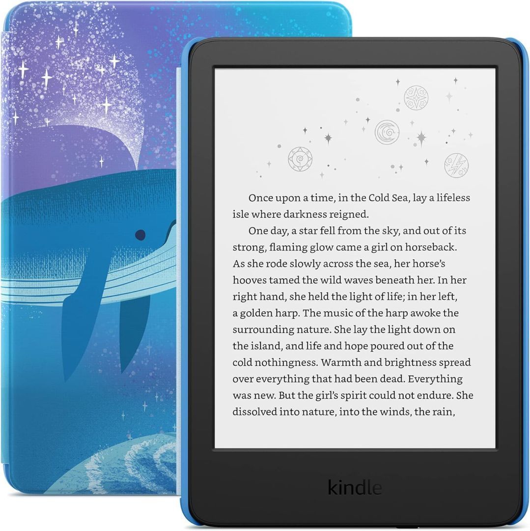 Amazon Kindle Kids (2024) 6" E-book olvasó 16GB Space Whale Design Amazon Kindle Kids (2024) 6" E-book olvasó 16GB Space Whale Design