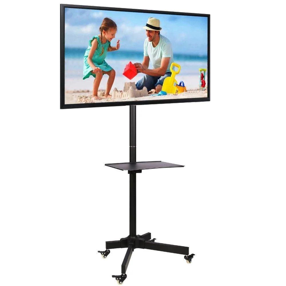 TECHLY Trolley Floor Stand LCD/LED/Plasma 23"-55" Black TECHLY Trolley Floor Stand LCD/LED/Plasma 23"-55" Black
