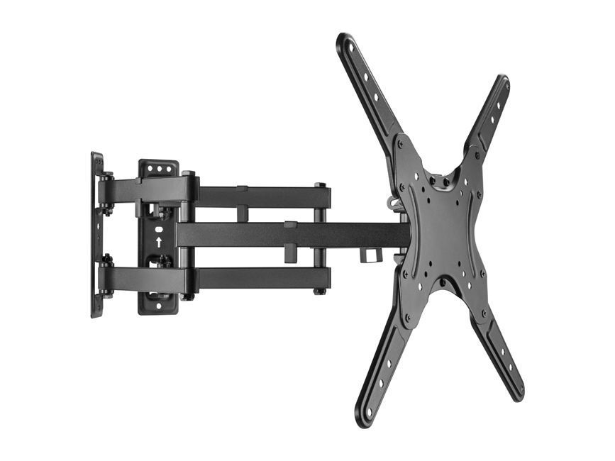 EQuip 23”-55” Full motion Corner TV Wall Mount Bracket Black EQuip 23”-55” Full motion Corner TV Wall Mount Bracket Black