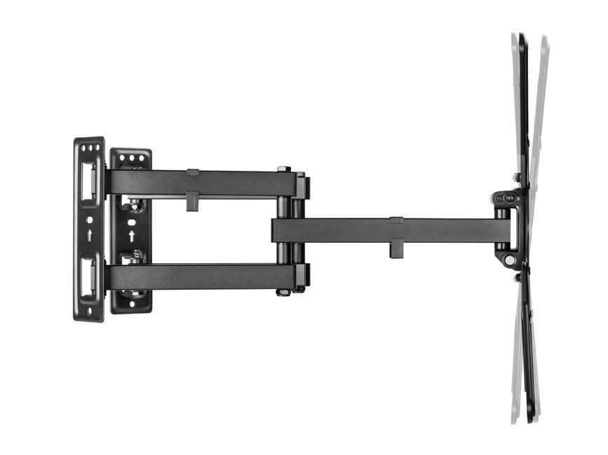 EQuip 23”-55” Full motion Corner TV Wall Mount Bracket Black EQuip 23”-55” Full motion Corner TV Wall Mount Bracket Black