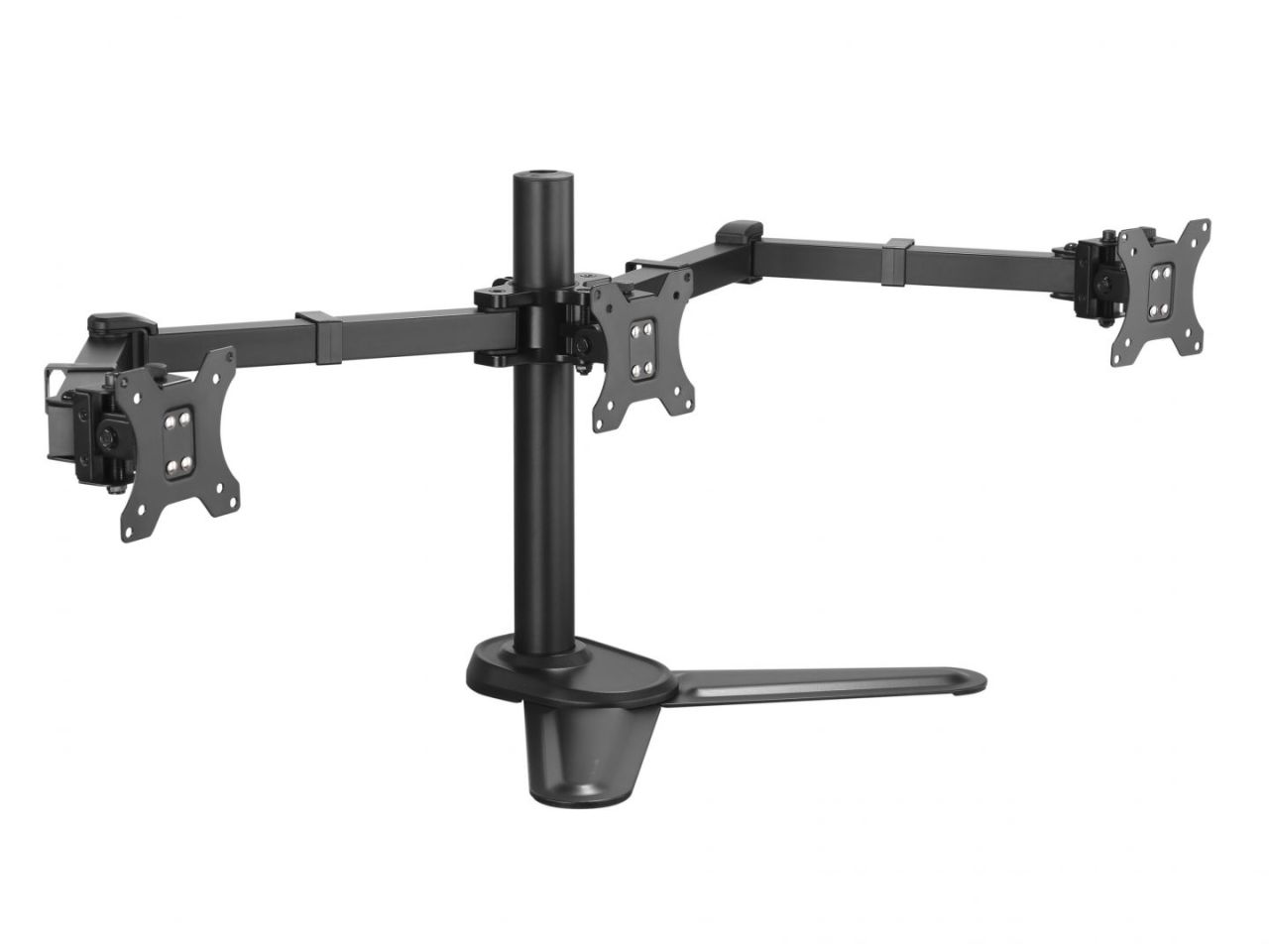 EQuip 17"-27" Articulating Triple Monitor Tabletop Stand Black EQuip 17"-27" Articulating Triple Monitor Tabletop Stand Black