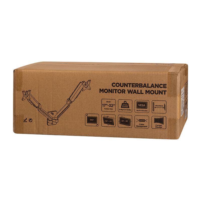 Logilink 17"-32" Dual Monitor Wall Mount Black Logilink 17"-32" Dual Monitor Wall Mount Black