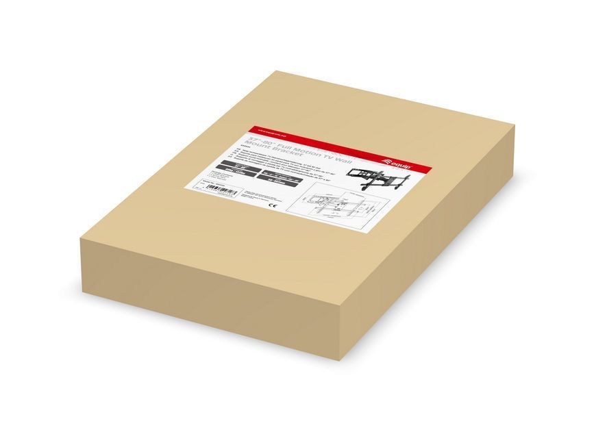 EQuip 37"-80" Full Motion TV Wall Mount Bracket Black EQuip 37"-80" Full Motion TV Wall Mount Bracket Black