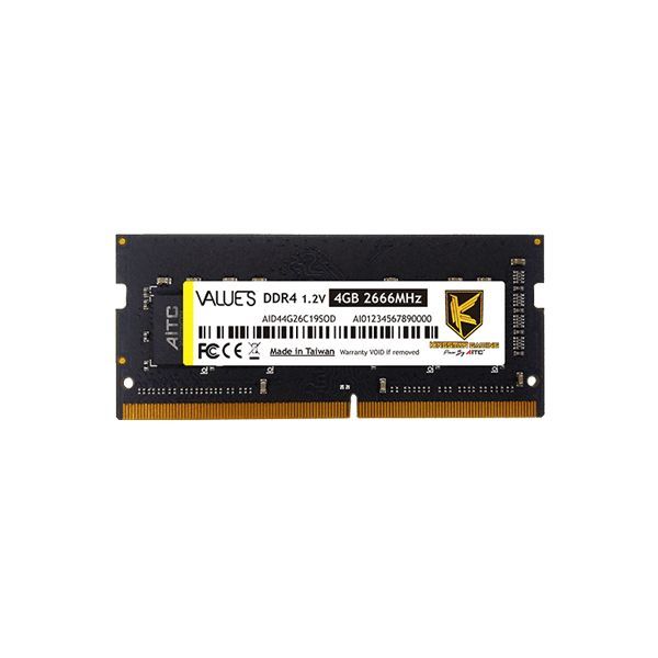 Kingsman 4GB DDR4 2666MHz SODIMM Values Kingsman 4GB DDR4 2666MHz SODIMM Values