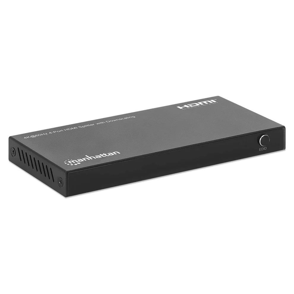 Manhattan 4K 60Hz 4-Port HDMI Splitter with Downscaling