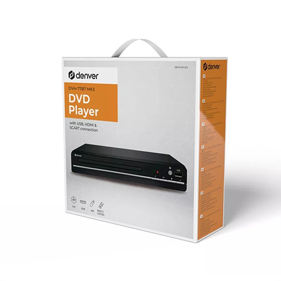 Denver DVH-7787 MK3 Asztali DVD Lejátszó Denver DVH-7787 MK3 Asztali DVD Lejátszó