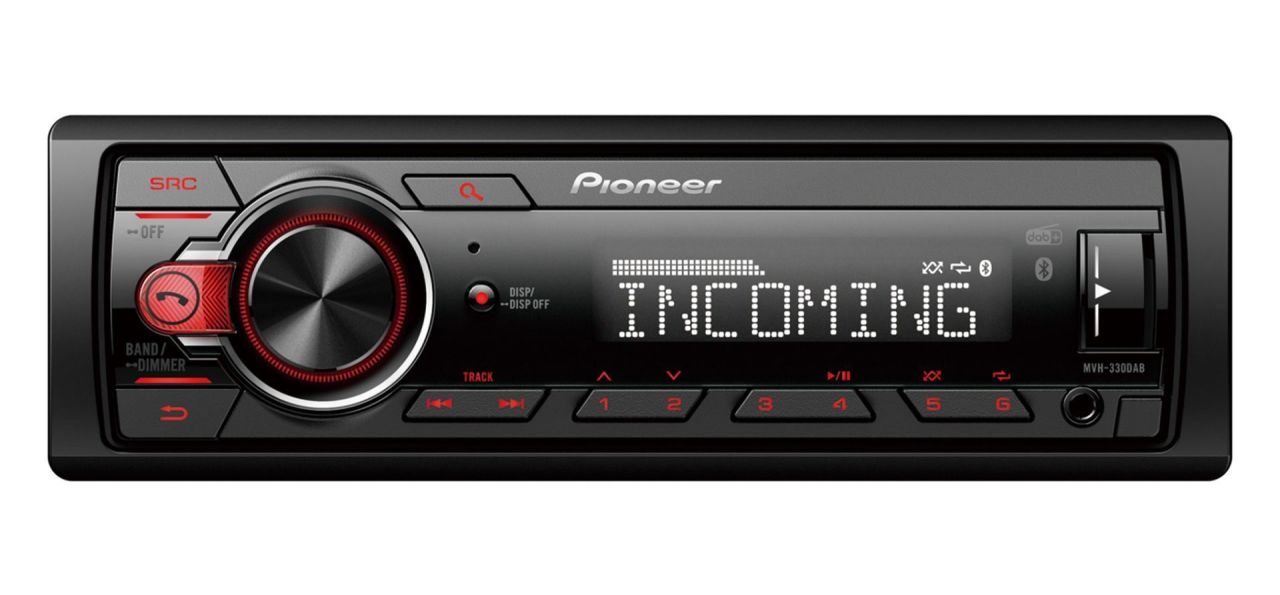 Pioneer MVH-330DABAN AutóHiFi fejegység with DAB Antenne