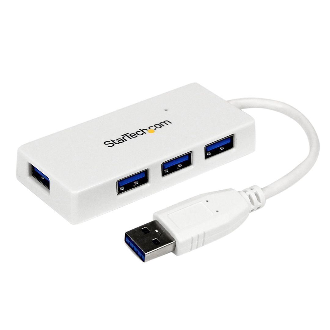 Startech 4-portos USB3.0 HUB White Startech 4-portos USB3.0 HUB White