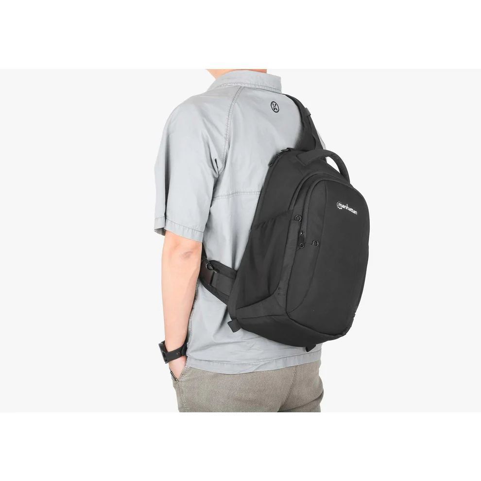 Manhattan Amsterdam Anti-Theft Laptop Sling Bag 13,3" Black