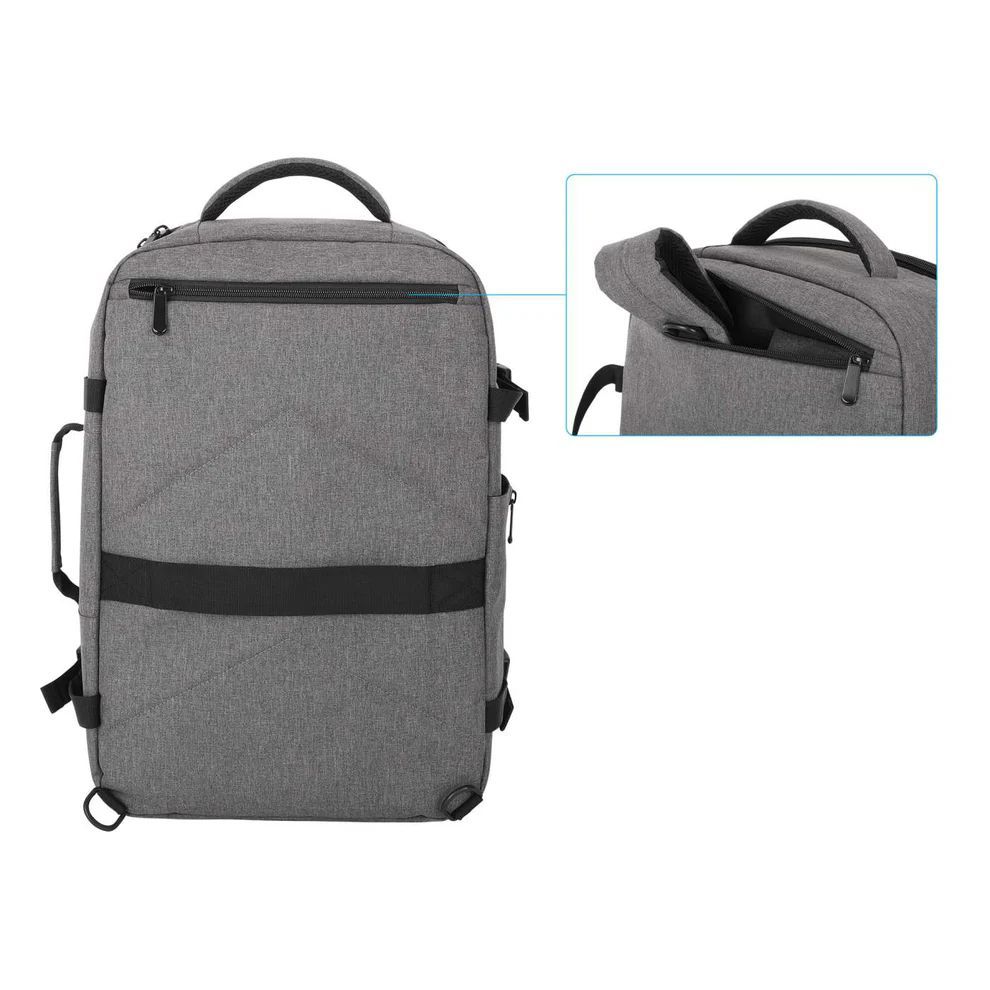 Manhattan Rome Laptop Travel Backpack 17,3" Grey