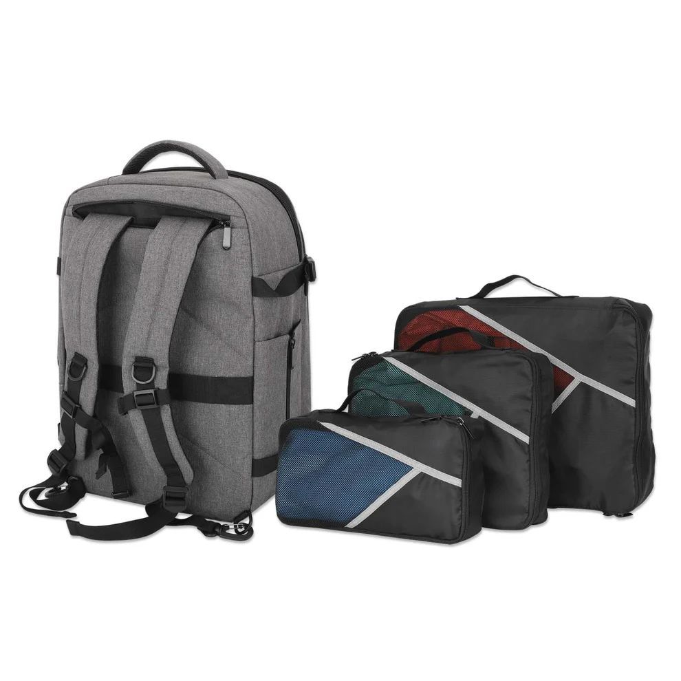 Manhattan Rome Laptop Travel Backpack 17,3" Grey