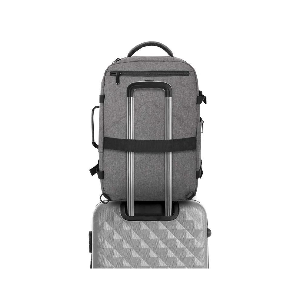 Manhattan Rome Laptop Travel Backpack 17,3" Grey