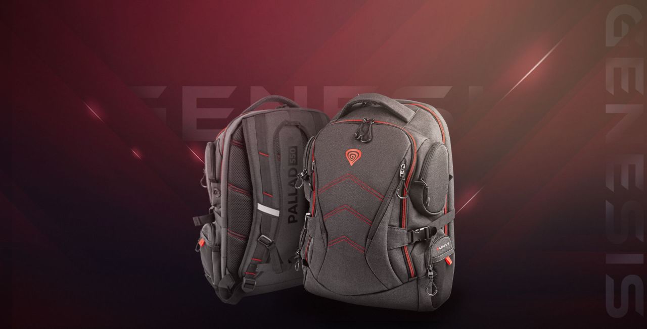 Genesis Pallad 550 Notebook táska 17,3" Black Genesis Pallad 550 Notebook táska 17,3" Black