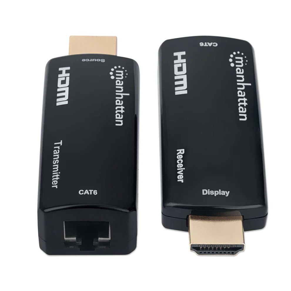 Manhattan 1080p Compact HDMI over Ethernet Extender Kit Manhattan 1080p Compact HDMI over Ethernet Extender Kit