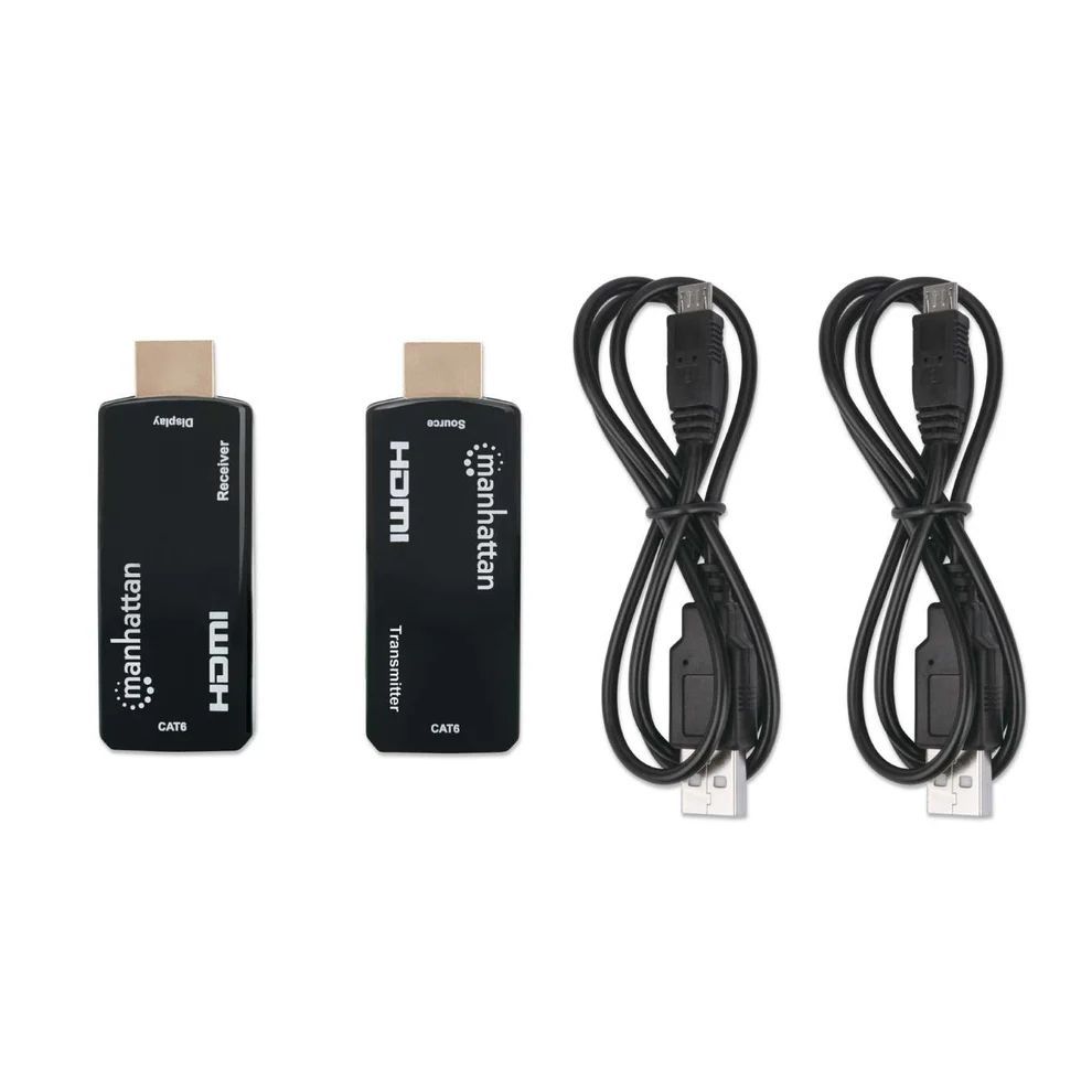 Manhattan 1080p Compact HDMI over Ethernet Extender Kit Manhattan 1080p Compact HDMI over Ethernet Extender Kit