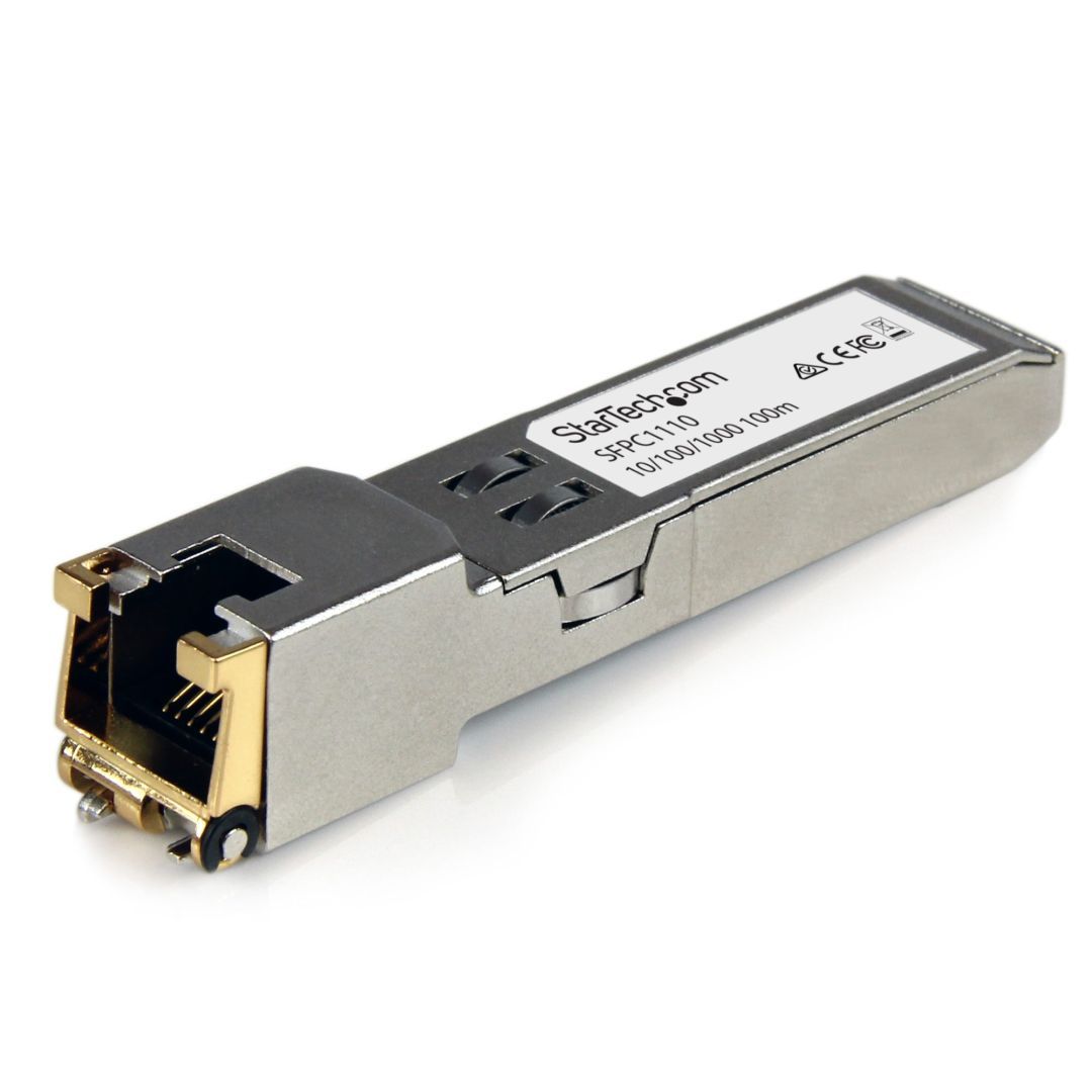Startech Cisco SFP-GE-T Compatible SFP Module Startech Cisco SFP-GE-T Compatible SFP Module