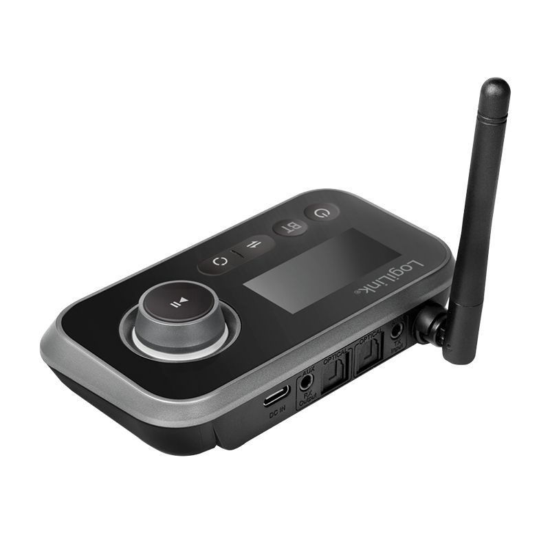 Logilink Bluetooth 5.0 audio transmitter and receiver Black Logilink Bluetooth 5.0 audio transmitter and receiver Black