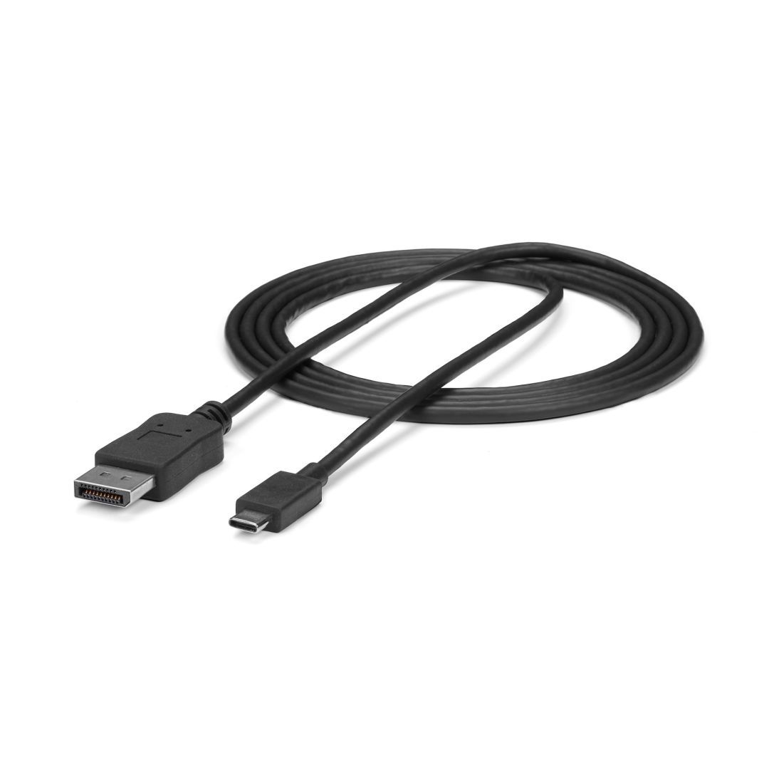 Startech USB-C to DisplayPort 4K Adapter Cable 1,8m Black Startech USB-C to DisplayPort 4K Adapter Cable 1,8m Black
