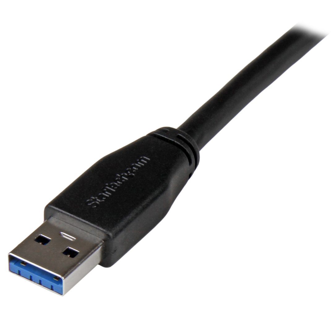 Startech Active USB 3.0 (5Gbps) USB-A to USB-B Cable 10m Black