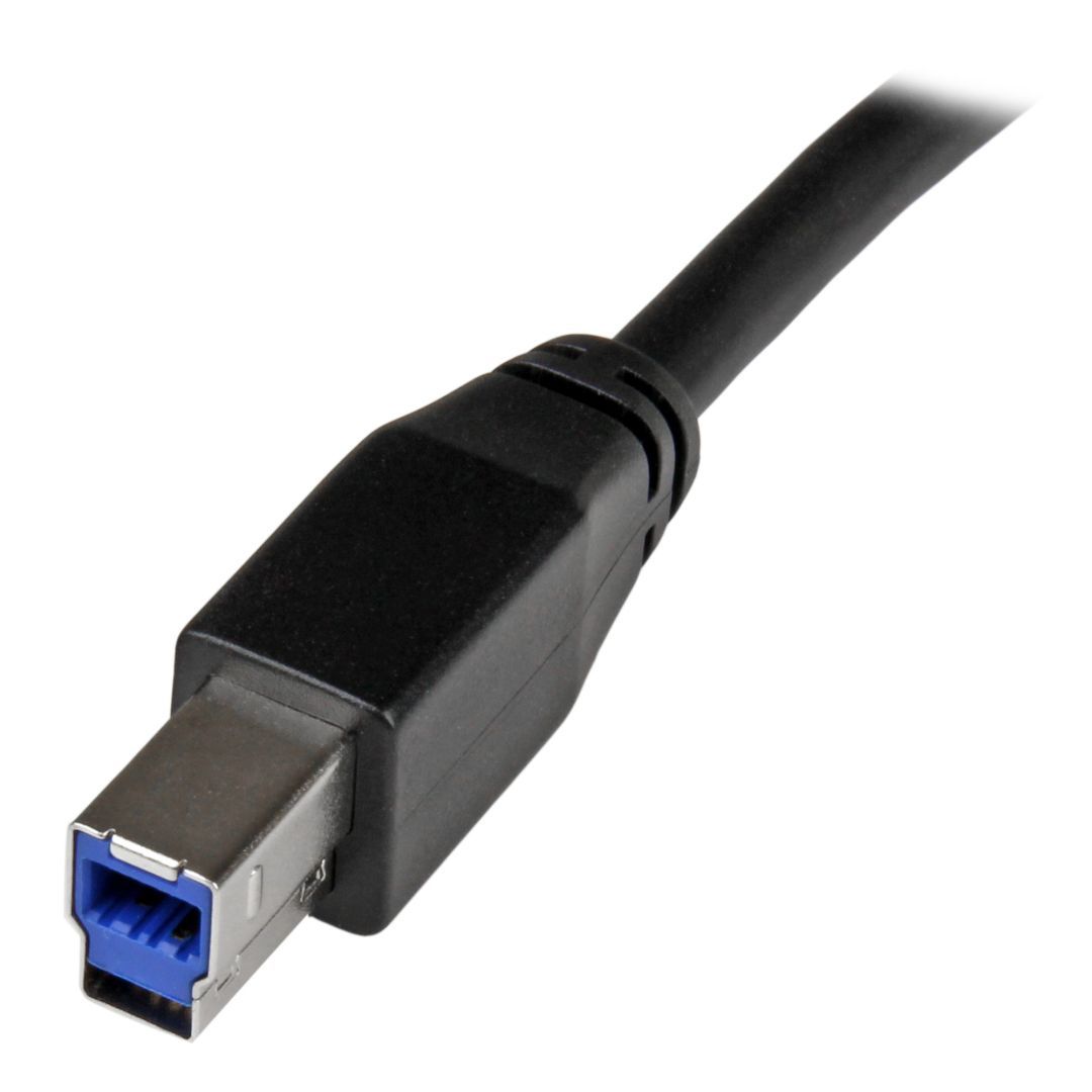 Startech Active USB 3.0 (5Gbps) USB-A to USB-B Cable 10m Black