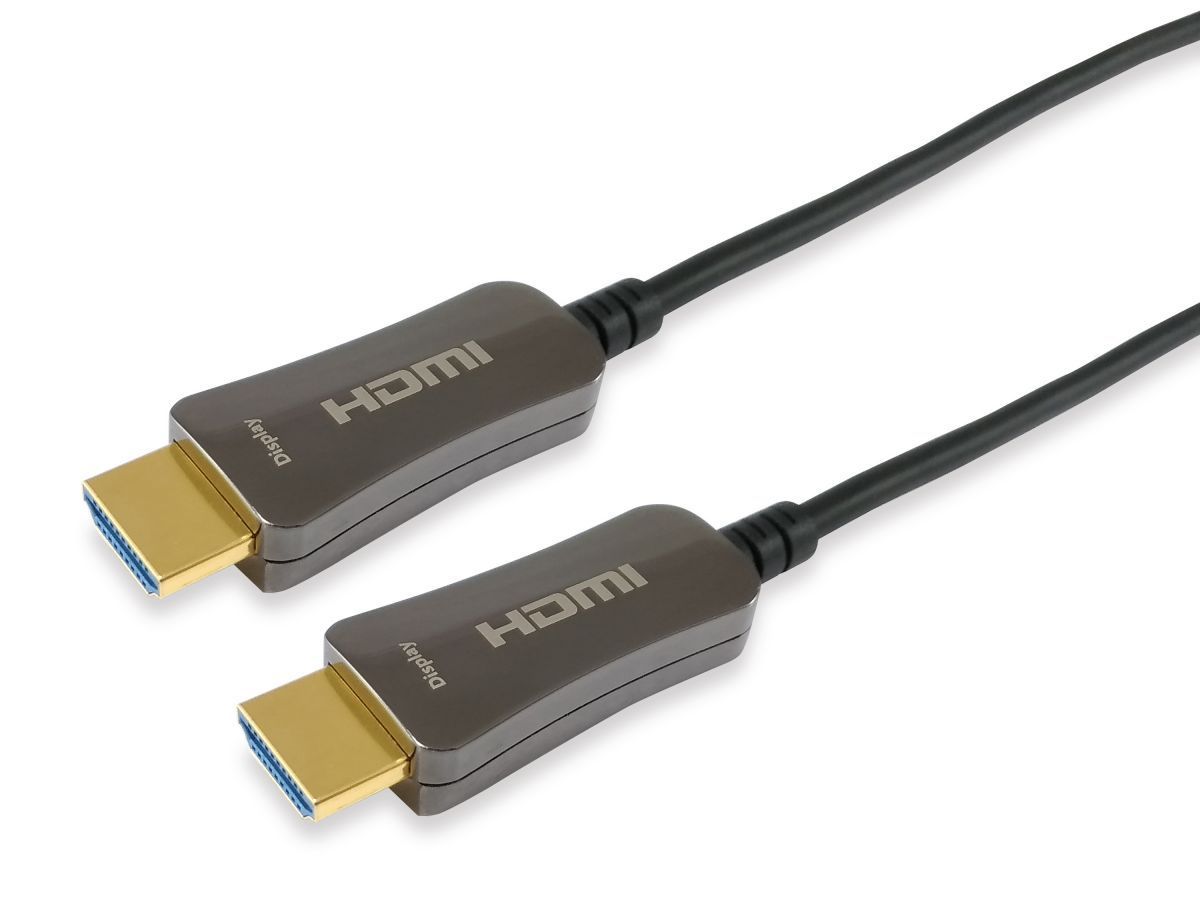 EQuip HDMI 2.0 Active Optical Cable AM/AM 50m 4K/60Hz Black EQuip HDMI 2.0 Active Optical Cable AM/AM 50m 4K/60Hz Black