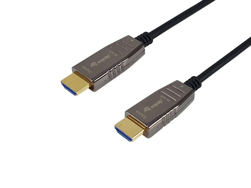 EQuip HDMI 2.1 8K/60Hz Active Optical Cable 30m Black EQuip HDMI 2.1 8K/60Hz Active Optical Cable 30m Black