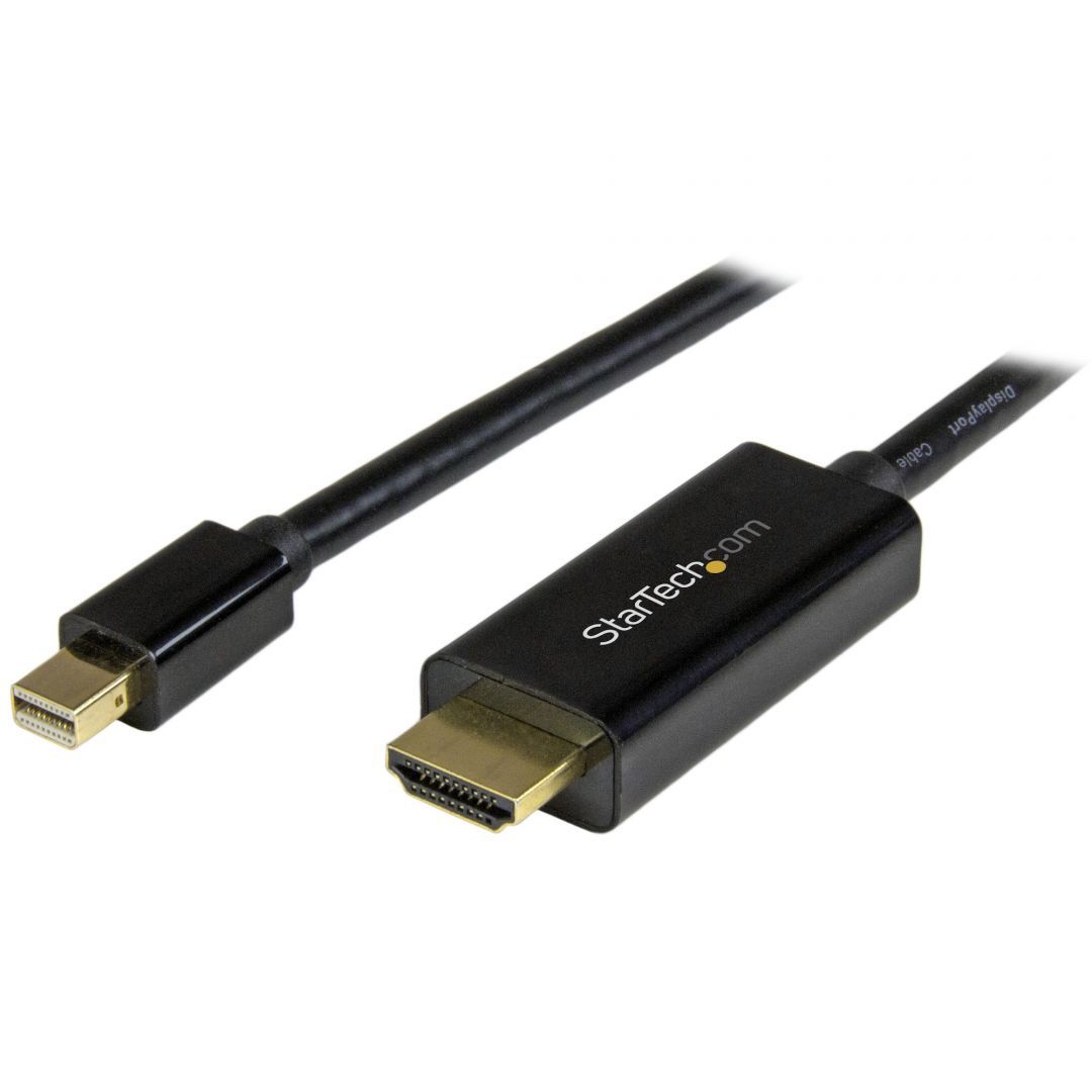 Startech miniDisplayPort to HDMI 4K 30Hz Adapter cable 5m Black Startech miniDisplayPort to HDMI 4K 30Hz Adapter cable 5m Black