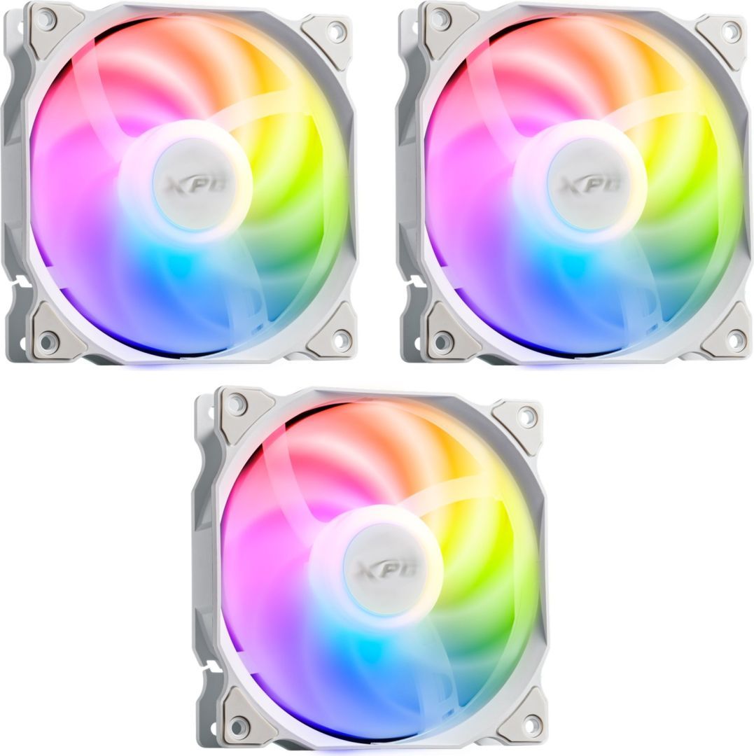 A-Data XPG Vento R 120 ARGB White (3pack) A-Data XPG Vento R 120 ARGB White (3pack)
