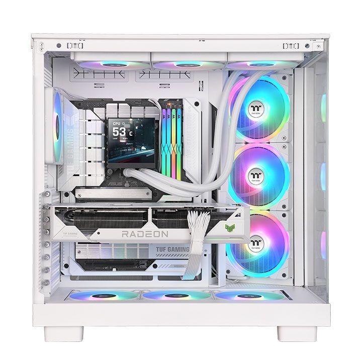 Thermaltake MAGFloe 420 Ultra ARGB Sync AIO Liquid Cooler Snow Edition White