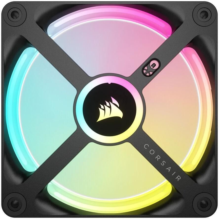 Corsair iCUE LINK QX120 RGB 120mm PWM PC Fans Starter Kit with iCUE LINK System Hub