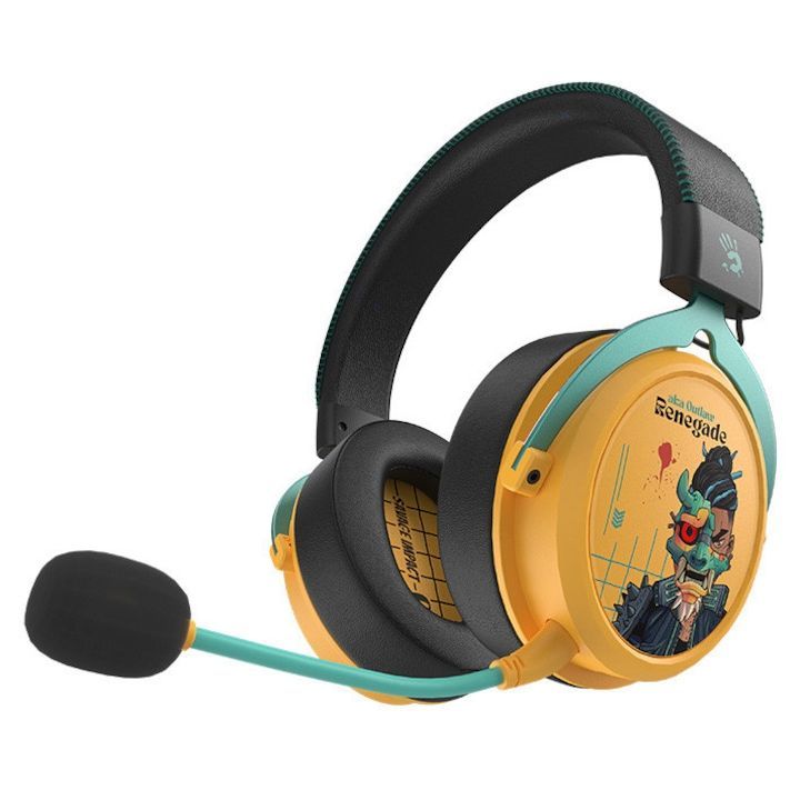 A4-Tech Bloody MR595 Wireless Bluetooth Headset Renegade Sunset A4-Tech Bloody MR595 Wireless Bluetooth Headset Renegade Sunset