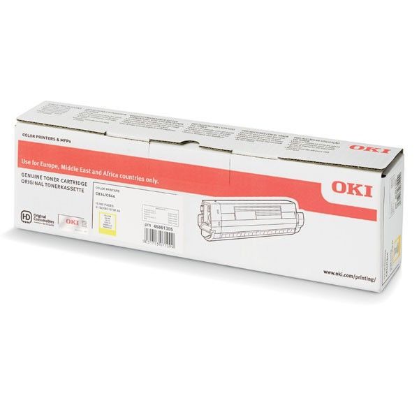Oki C834/C844 Yellow toner Oki C834/C844 Yellow toner