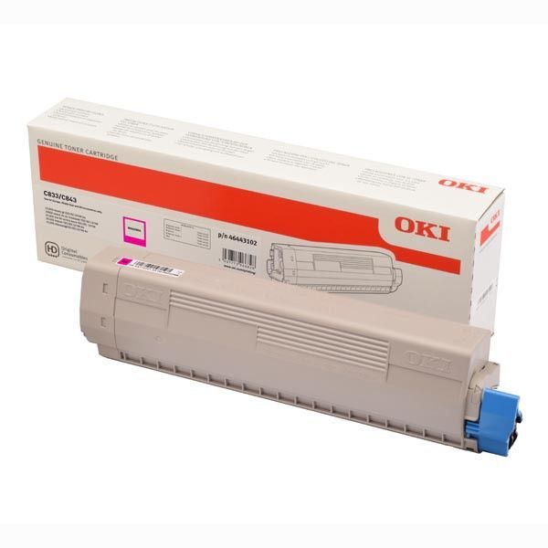 Oki C833/C843 Magenta toner Oki C833/C843 Magenta toner