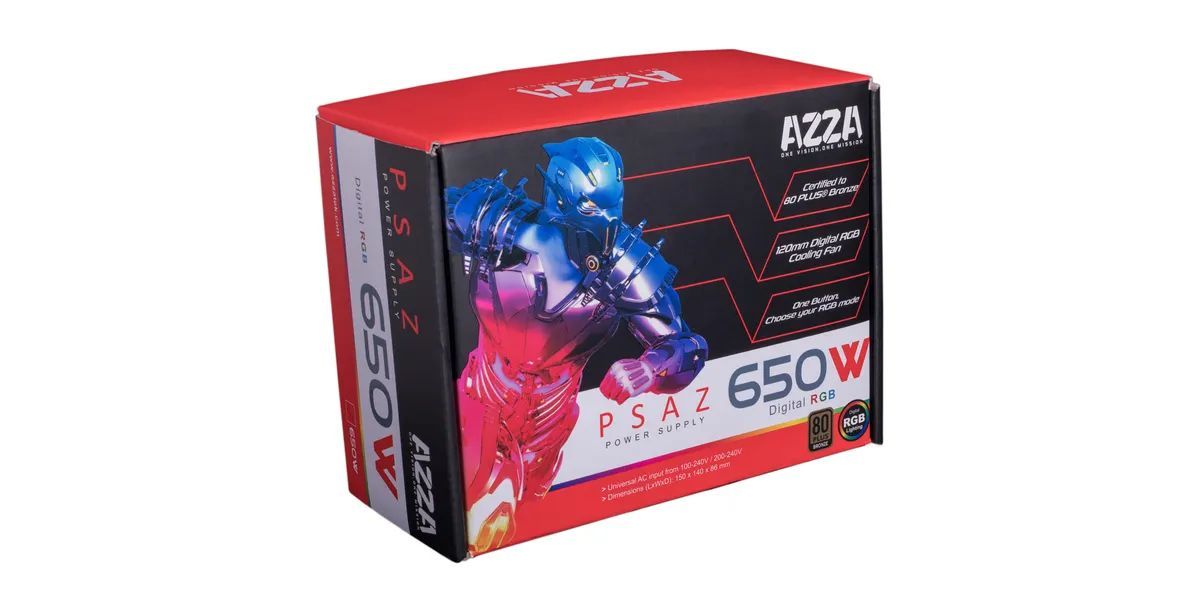 AZZA 650W 80+ Bronze ARGB PSAZ