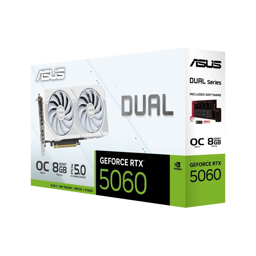 Asus DUAL-RTX5060-O8G-WHITE Asus DUAL-RTX5060-O8G-WHITE