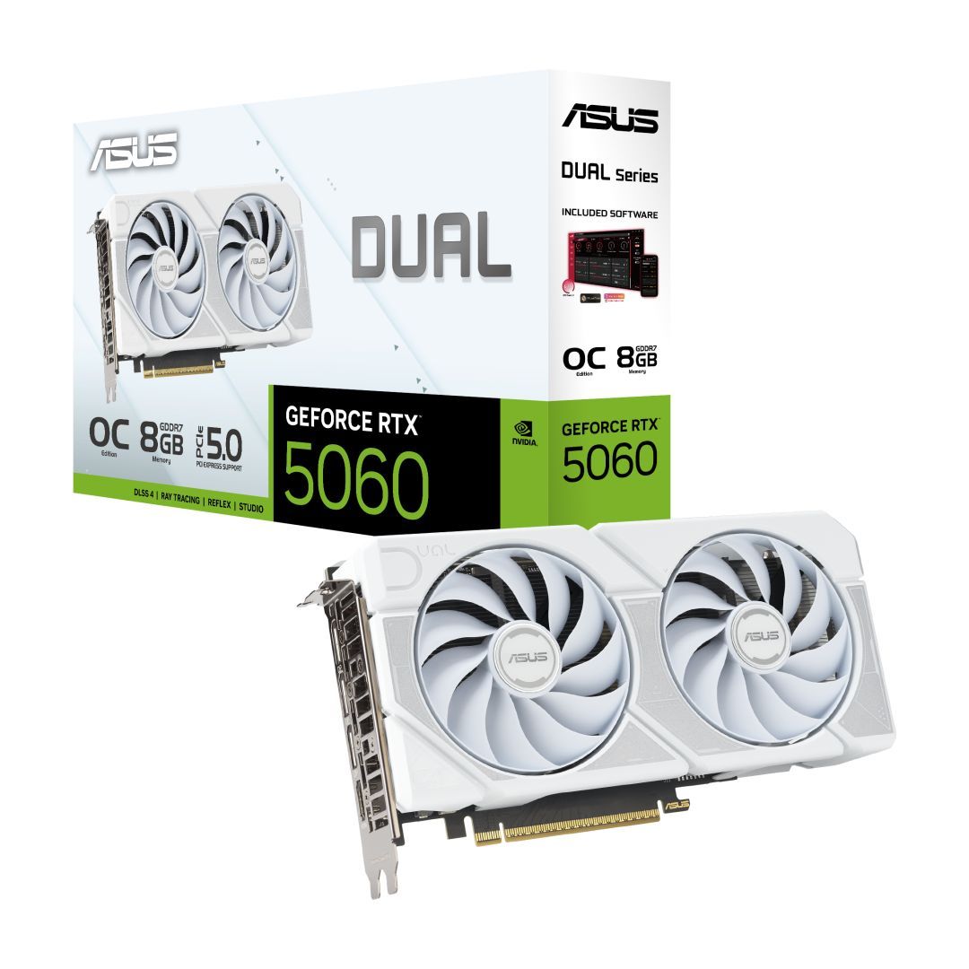 Asus DUAL-RTX5060-O8G-WHITE Asus DUAL-RTX5060-O8G-WHITE