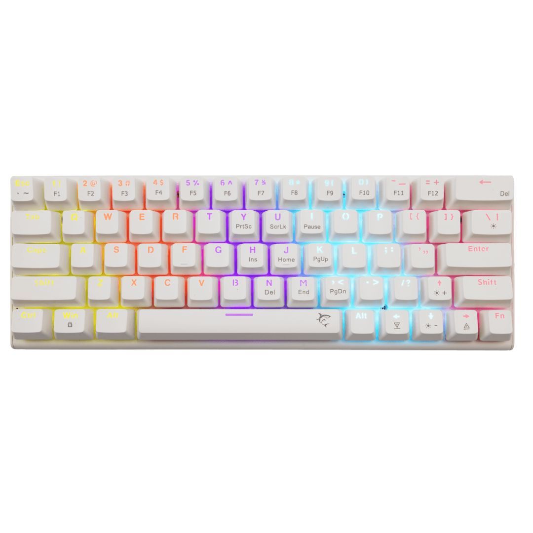 White Shark Wakizashi 2 Red Switches Gaming Keyboard White US White Shark Wakizashi 2 Red Switches Gaming Keyboard White US