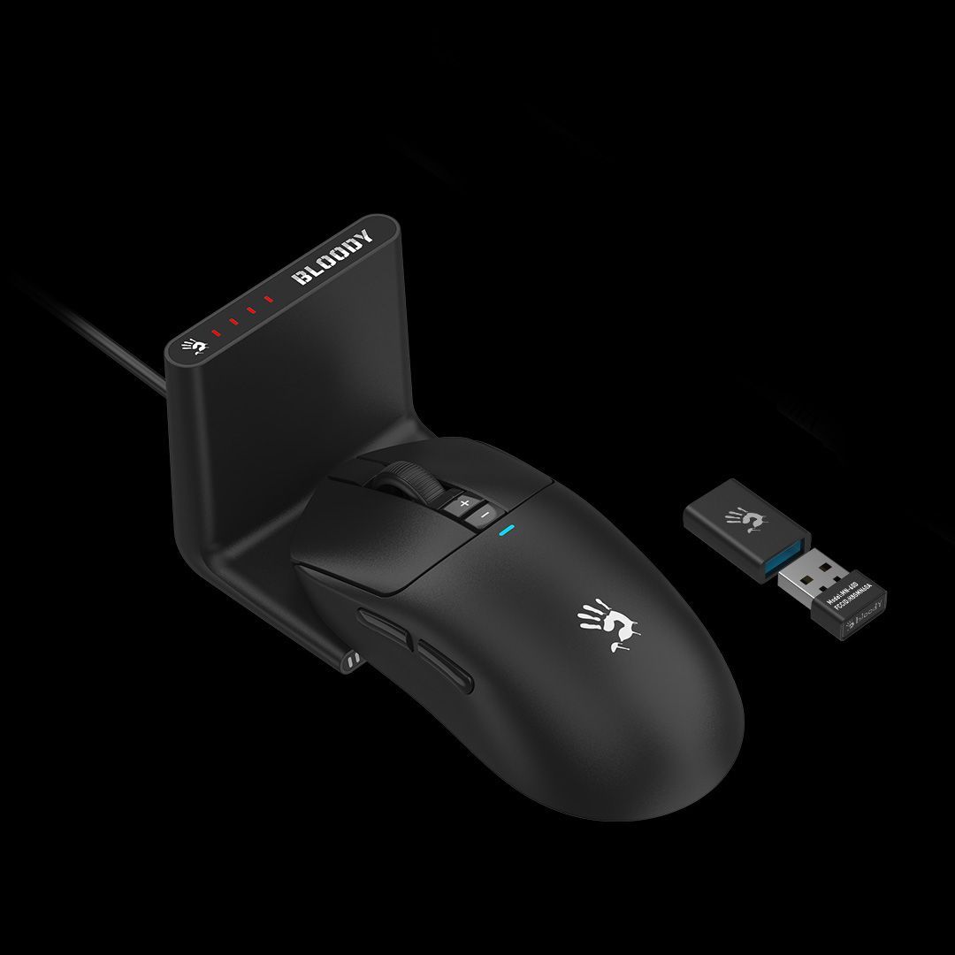 A4-Tech Bloody R72 Pro Duo Wireless Gaming Mouse Black A4-Tech Bloody R72 Pro Duo Wireless Gaming Mouse Black
