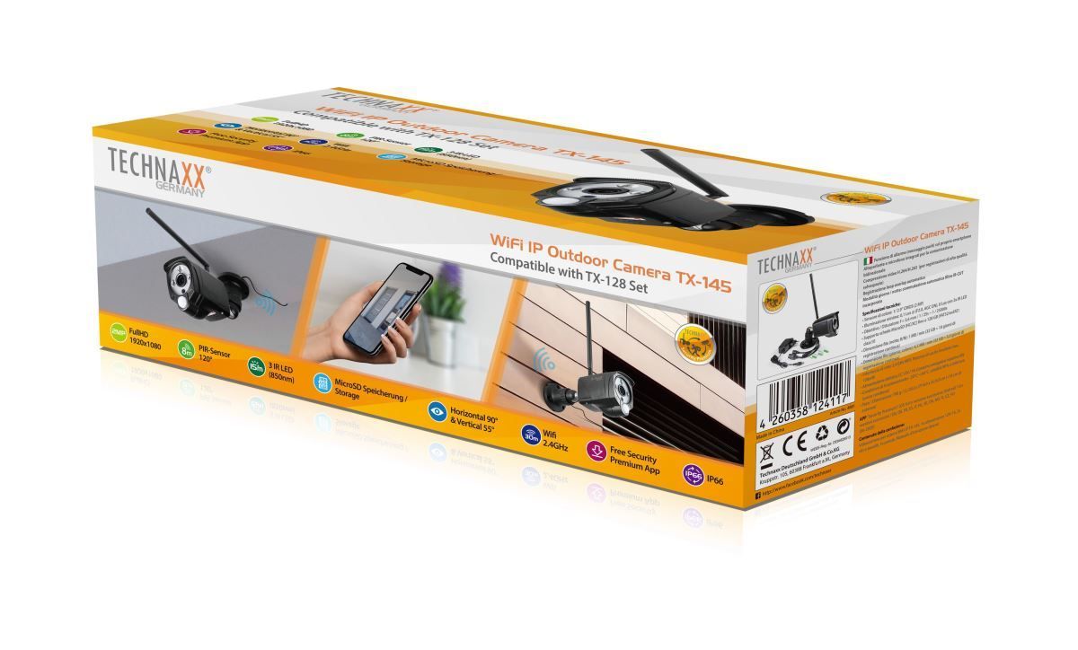 Technaxx TX-145 WiFi IP Outdoor Camera