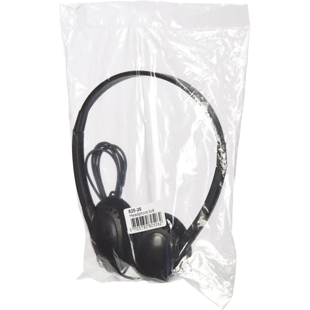 Sandberg Bulk Headphone (min 100) Black Sandberg Bulk Headphone (min 100) Black