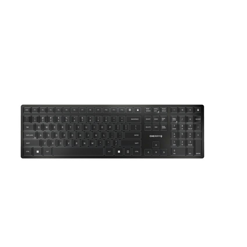 Cherry KW 9100 Slim wireless billentyűzet Black US Cherry KW 9100 Slim wireless billentyűzet Black US