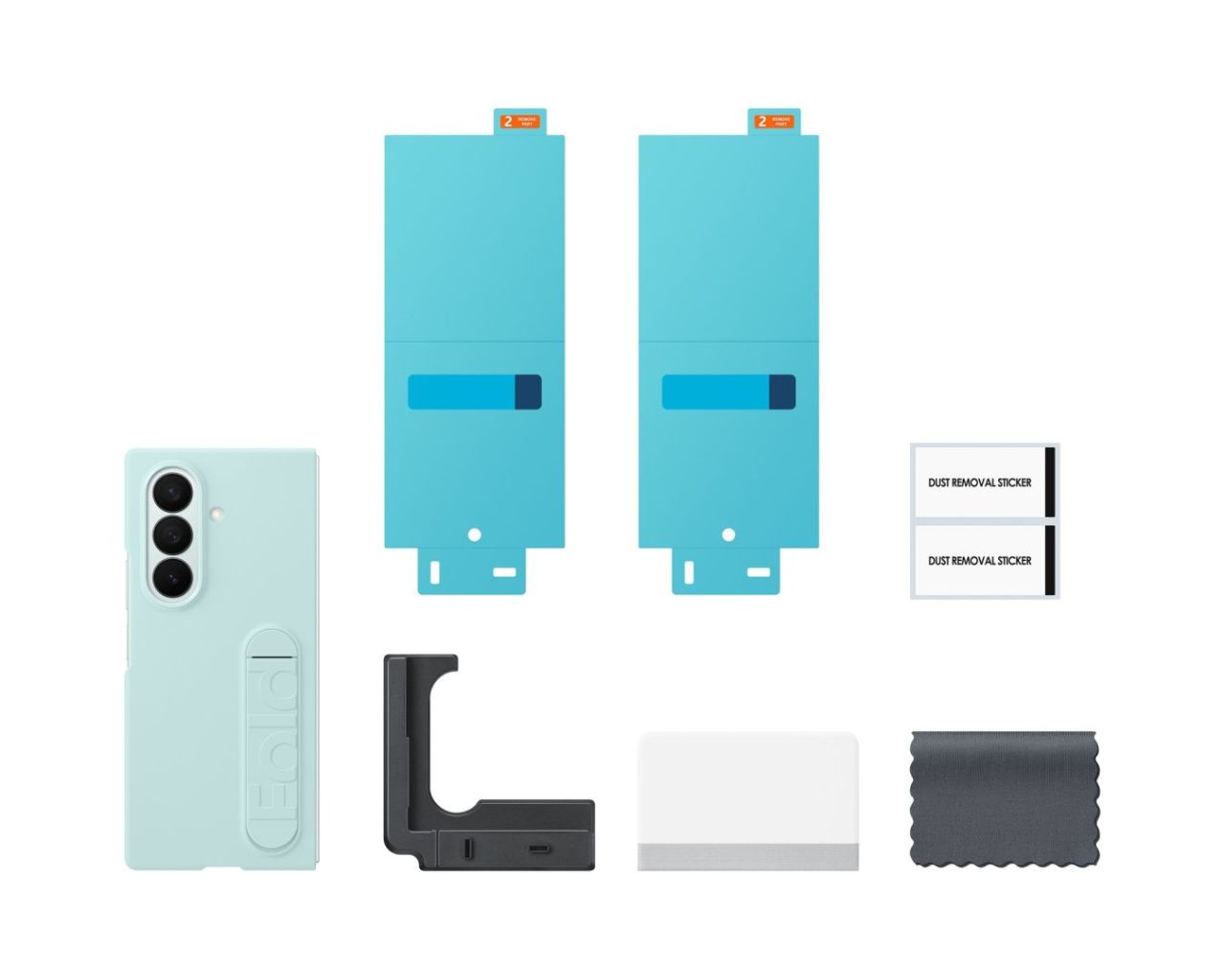 Samsung Galaxy Z Fold7 Silicone Case Light Cyan Samsung Galaxy Z Fold7 Silicone Case Light Cyan