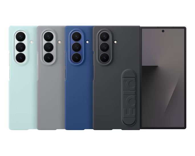 Samsung Galaxy Z Fold7 Silicone Case Light Cyan Samsung Galaxy Z Fold7 Silicone Case Light Cyan